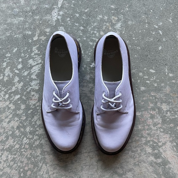 Doc Martens 3 Eyed Oxfords Leather Shoes Lavender 23722 Unisex Size 6 UK / 8 US - Picture 2 of 7